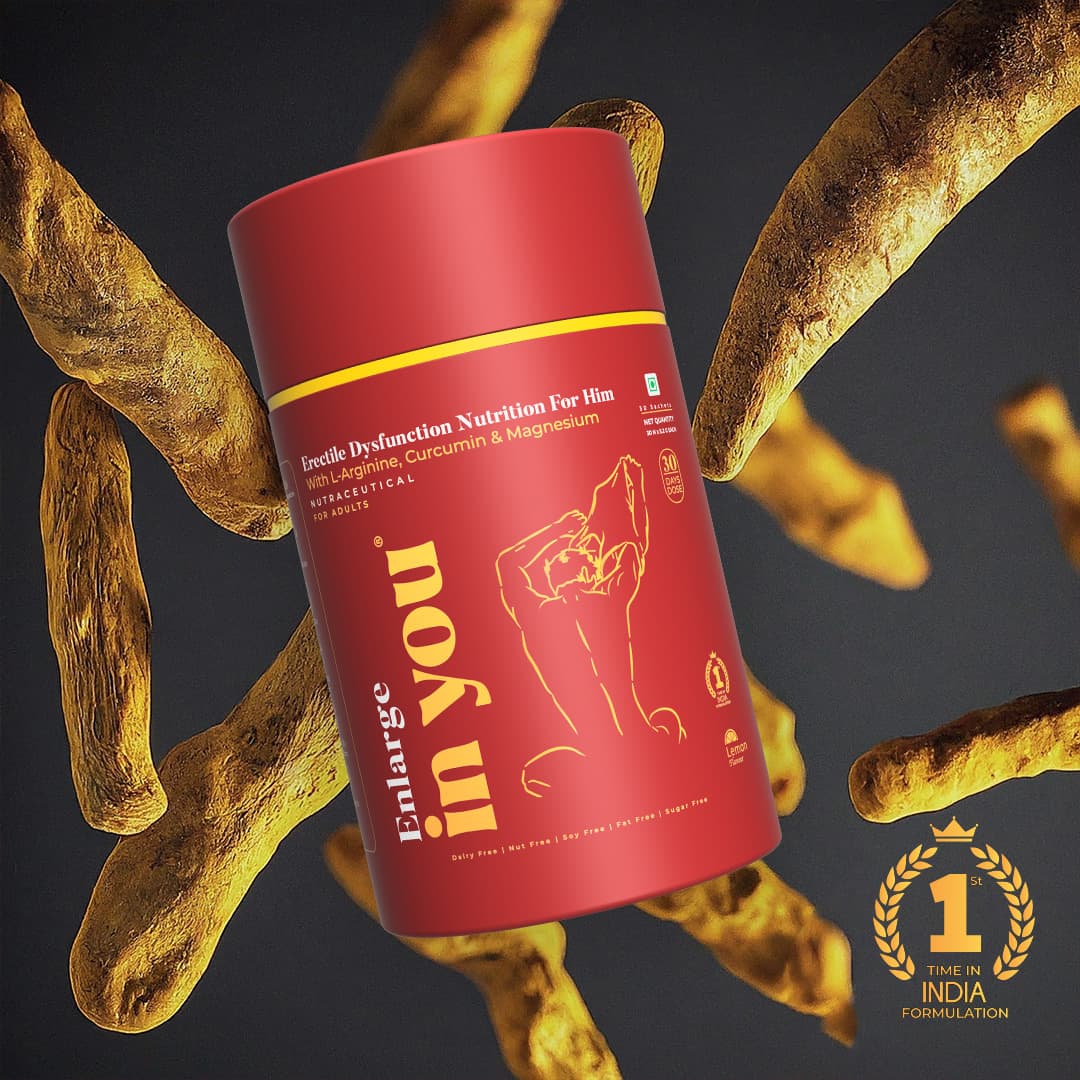 Erectile Dysfunction Nutrition for Him LArginine, Curcumin & Magnesium